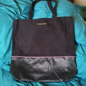 NWOT Victoria's Secret Glitter Tote Shoulder Bag